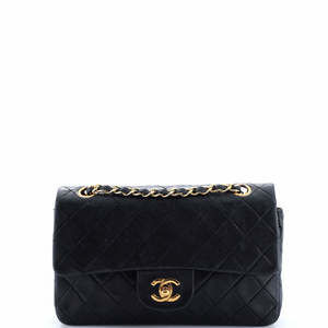 Chanel Small Vintage Classic Double Flap Bag Quilted Lambskin